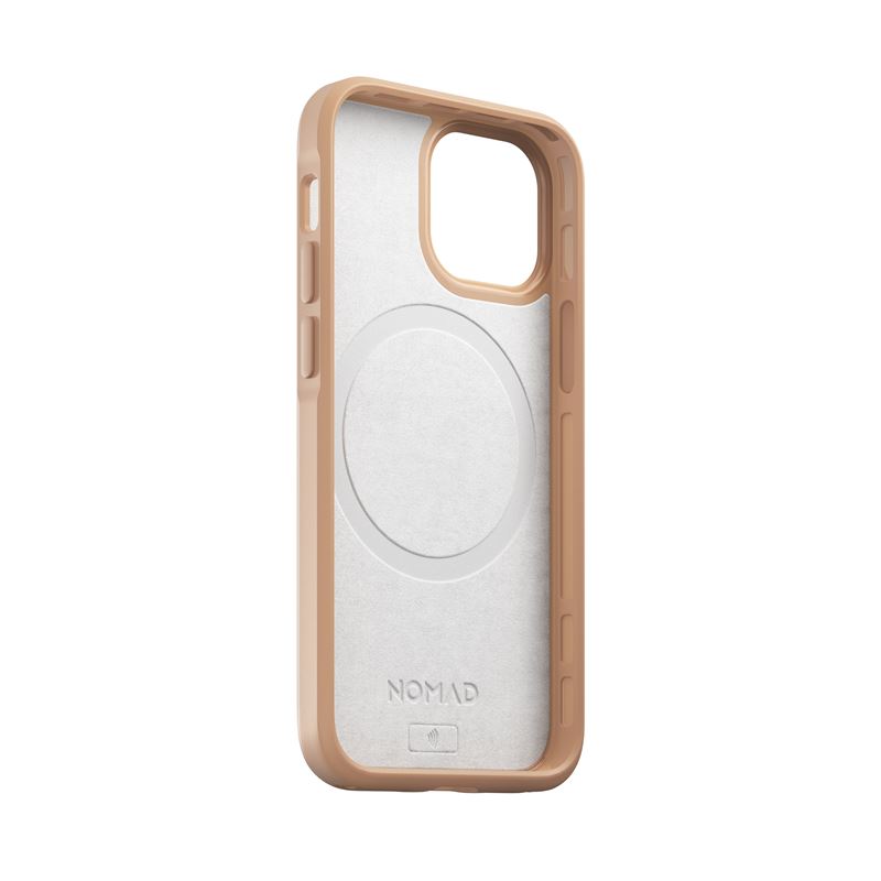 Nomad kryt Modern Leather Case Magsafe pre iPhone 13 mini - Natural 
