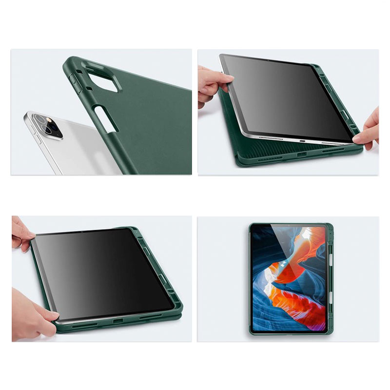 ESR puzdro Silicon Rebound Pencil Case pre iPad Pro 12.9" 2021/2022 - Silver Gray 