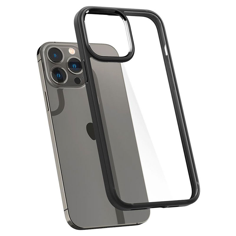 Spigen kryt Ultra Hybrid pre iPhone 13 Pro Max - Matte Black 