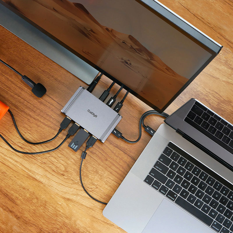 CalDigit Thunderbolt 4 Element Hub - Space Gray 