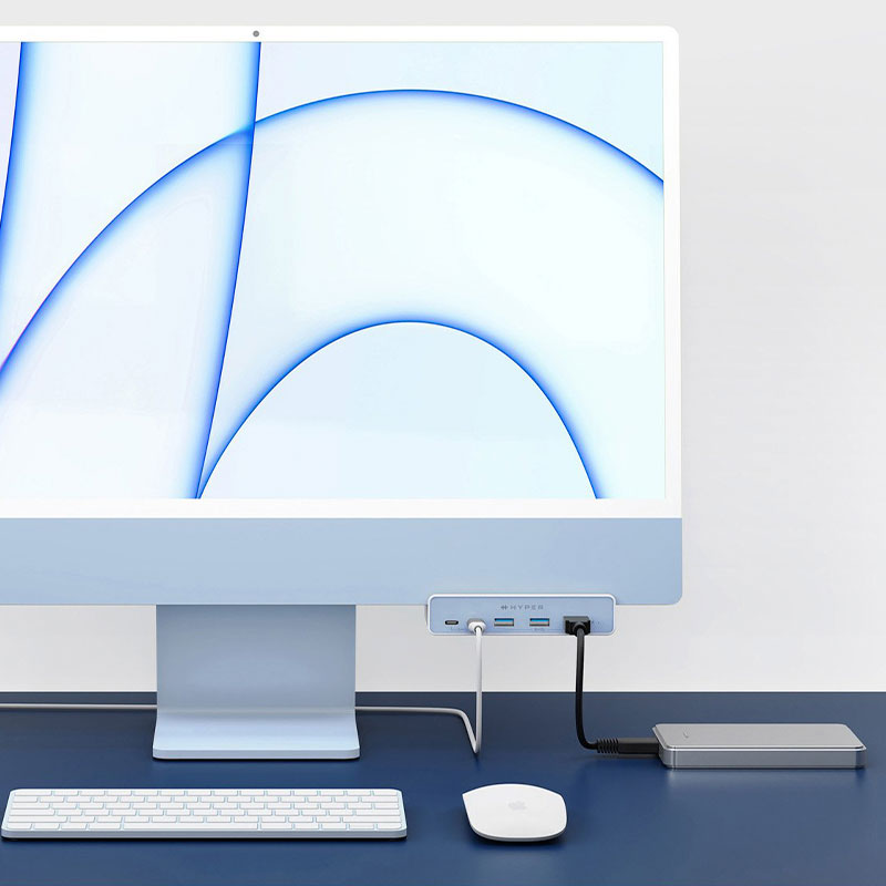 Hyper USB-C Hub HyperDrive 5-in-1 pre iMac 2021 