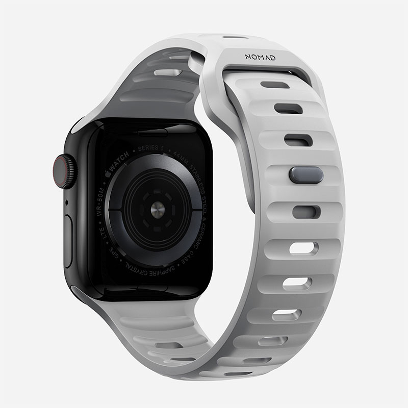Nomad remienok Sport Strap pre Apple Watch 42/44/45/49mm - Lunar Gray 