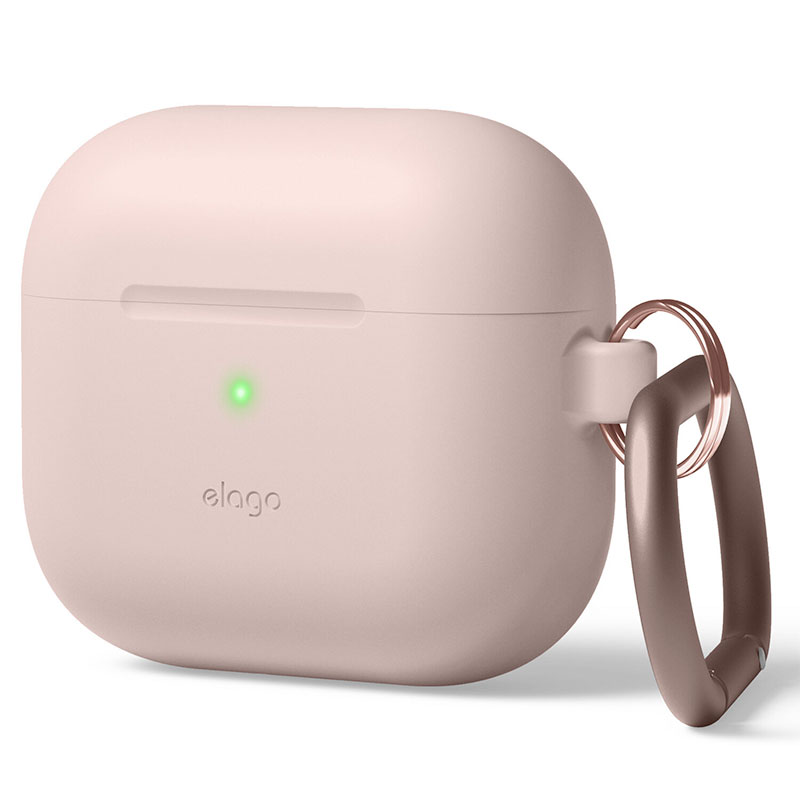 Elago Airpods 3 Silicone Hang Case - Sand Pink 