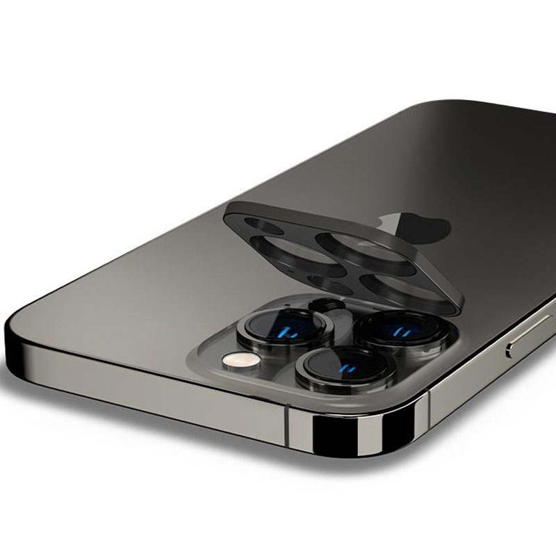 Spigen Optik Lens Protector pre iPhone 13 Pro/13 Pro Max - Graphite 