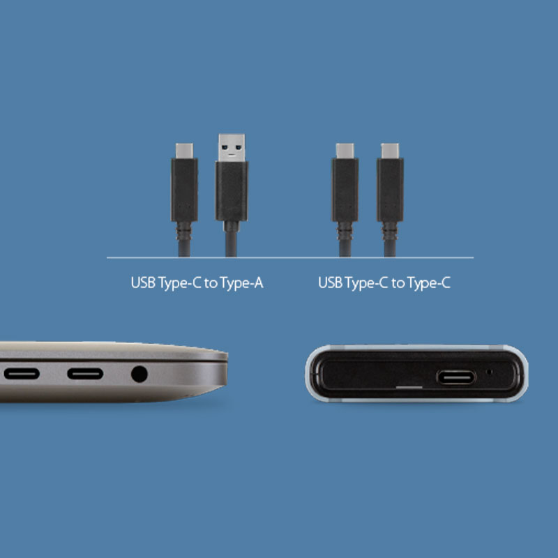 Transcend SSD 1TB ESD370C USB 3.1 Gen 2 - Navy Blue 
