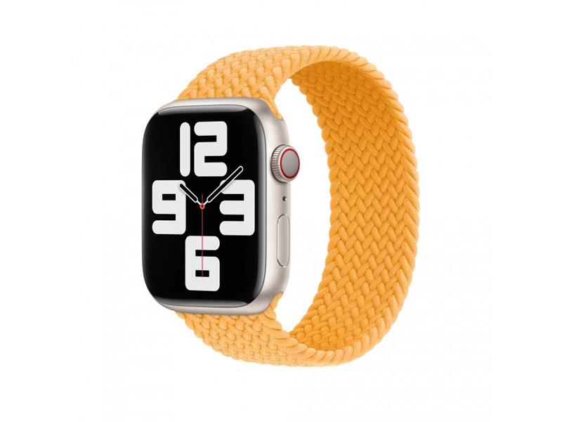 Innocent Braided Solo Loop Apple Watch Band 38/40mm Yellow - S(132mm) 