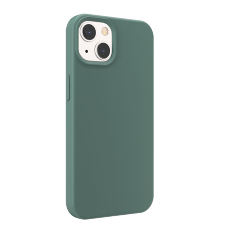 SwitchEasy kryt MagSkin Magnetic Silicone Case pre iPhone 13 - Pine Green 