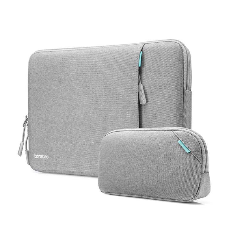 Tomtoc puzdro Recycled Sleeve with Pouch pre Macbook Pro/Air 13" - Gray 