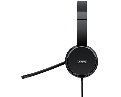 Lenovo 100 Stereo USB Headset Black 