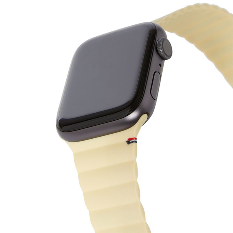 Decoded remienok Silicone Traction Strap pre Apple Watch 42/44/45mm - Powder Yellow 