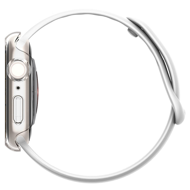 Spigen kryt Thin Fit pre Apple Watch 7/8 41mm - Crystal Clear 
