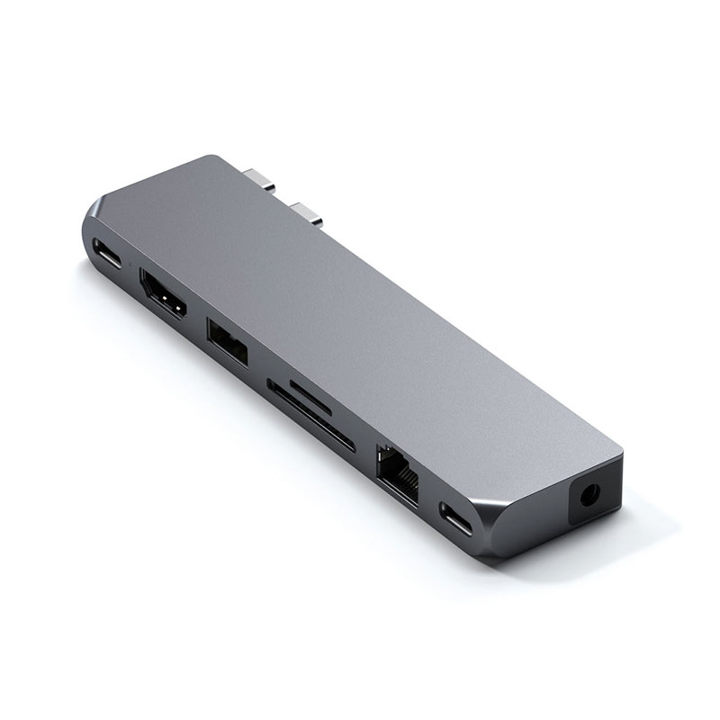 Satechi USB-C Pro Hub Max Adapter - Space Gray Aluminium 