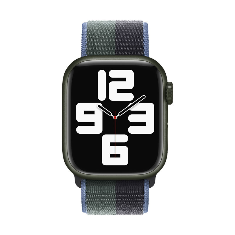 Apple Watch 41mm Midnight/Eucalyptus Sport Loop 