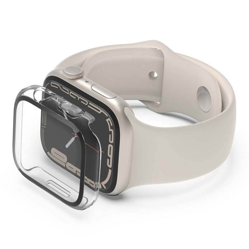 Belkin ochranné sklo ScreenForce 2-in-1 pre Apple Watch 7 45mm - Clear 