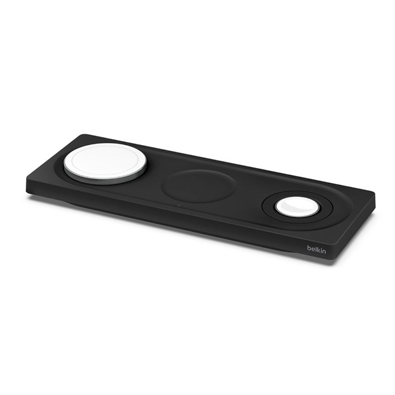 Belkin Boost Charge Pro 3-in-1 Wireless Charging Pad with Magsafe 15W - Black 