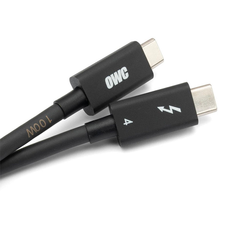 OWC kábel Thunderbolt 4 / USB-C Cable 2m - Black 