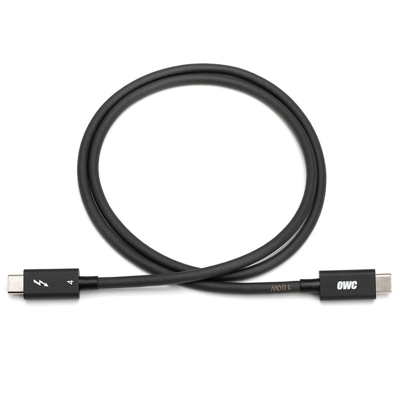 OWC kábel Thunderbolt 4 / USB-C Cable 2m - Black 