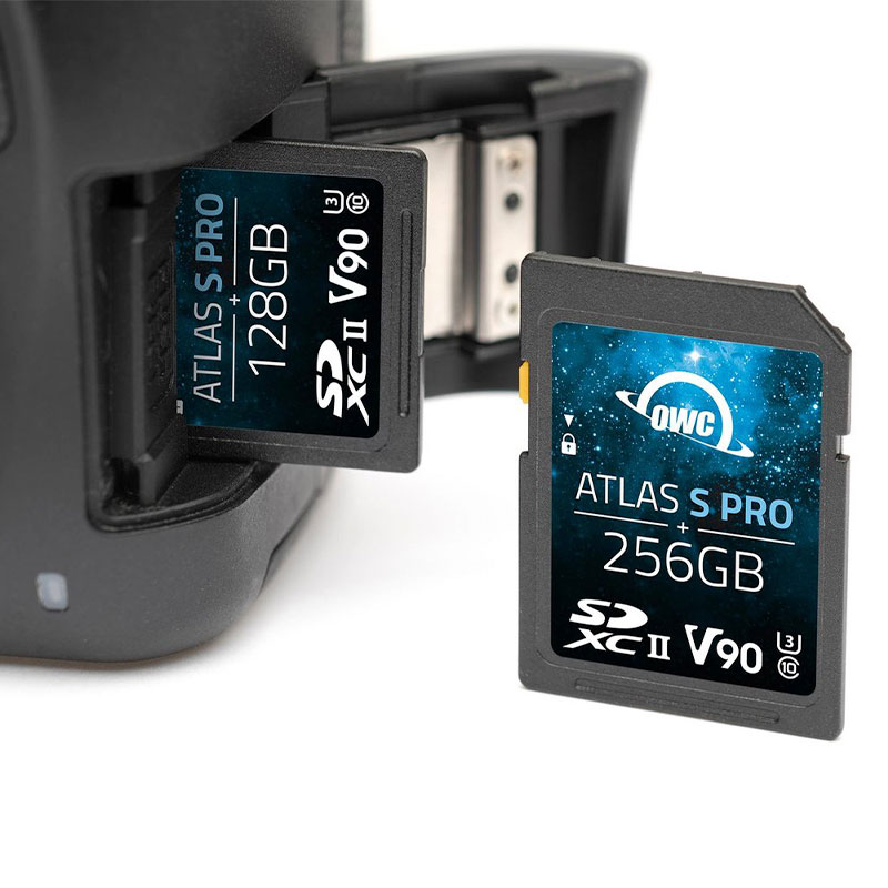 OWC 64GB Atlas S Pro SDXC UHS-II V90 Media Card 