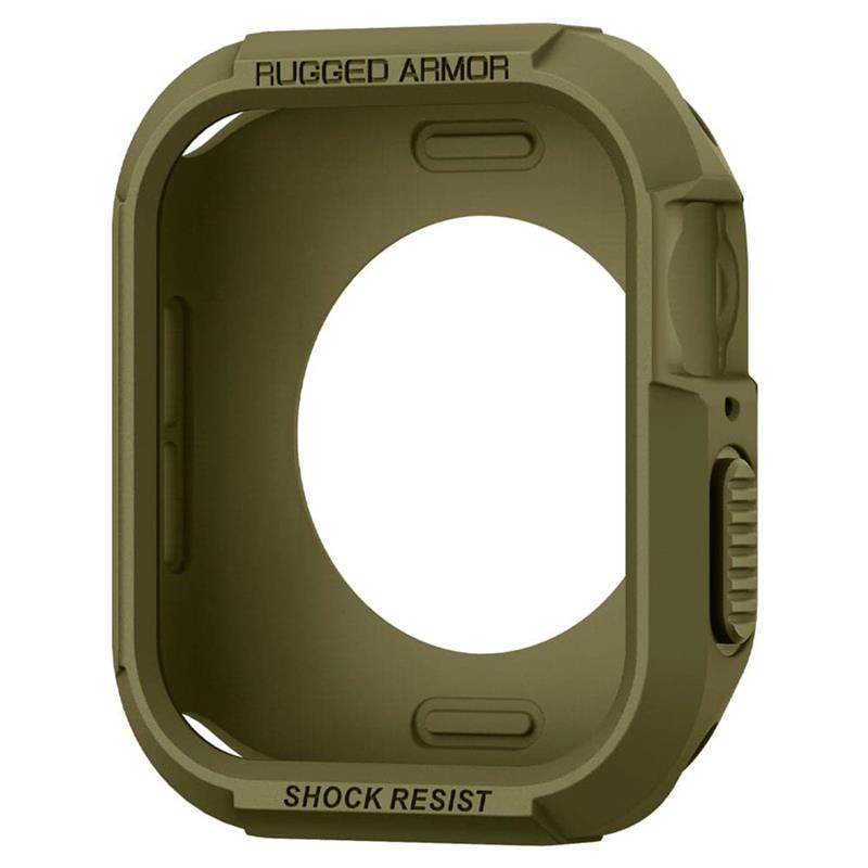 Spigen kryt Rugged Armor pre Apple Watch 4/5/6/7/8/SE/SE 2 44/45mm - Olive 