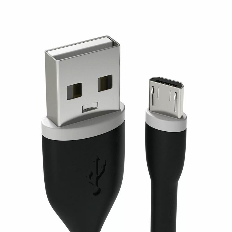 Satechi kábel Flexible USB to Micro USB 0.25m - Black 