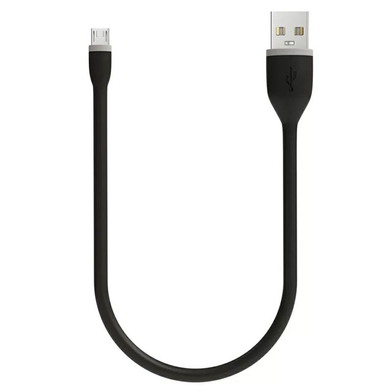 Satechi kábel Flexible USB to Micro USB 0.25m - Black 