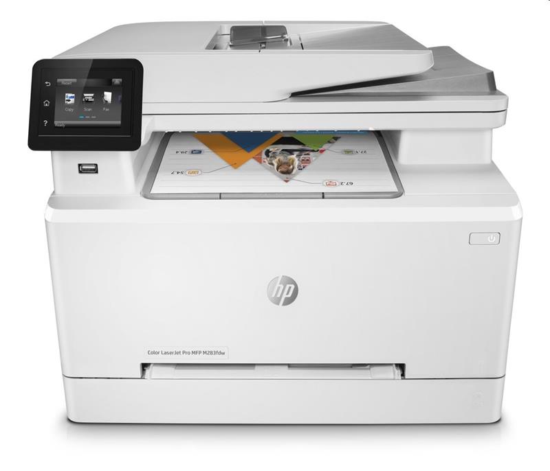 HP Color LaserJet Pro MFP M283fdw (A4, 21 ppm, USB 2.0, Ethernet, Print/Scan/Copy/fax, Duplex), WIFI 
