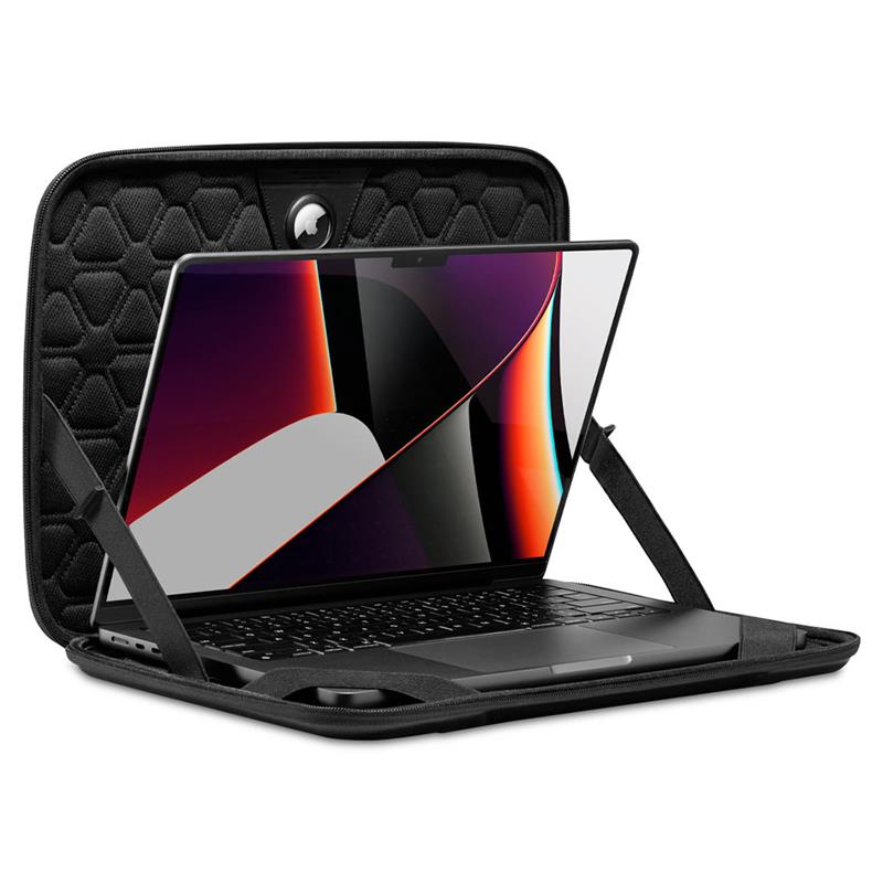 Spigen puzdro Rugged Armor Pro pre Macbook Pro 16" M1/M2/M3/M4 - Black 