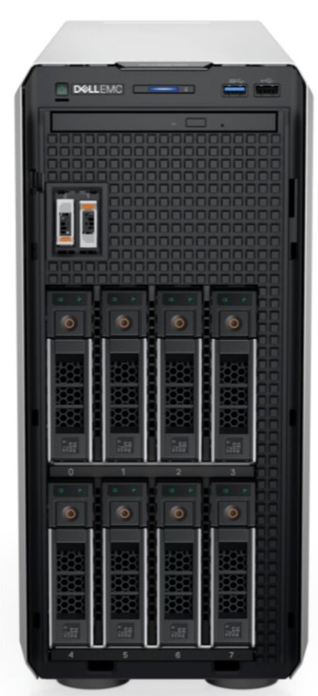 DELL Server PowerEdge T350 8x3.5" HotPlug/E-2336/16GB/2x4TB SATA/H755/iDRAC9 En/1x600W/3Y PrSpt 