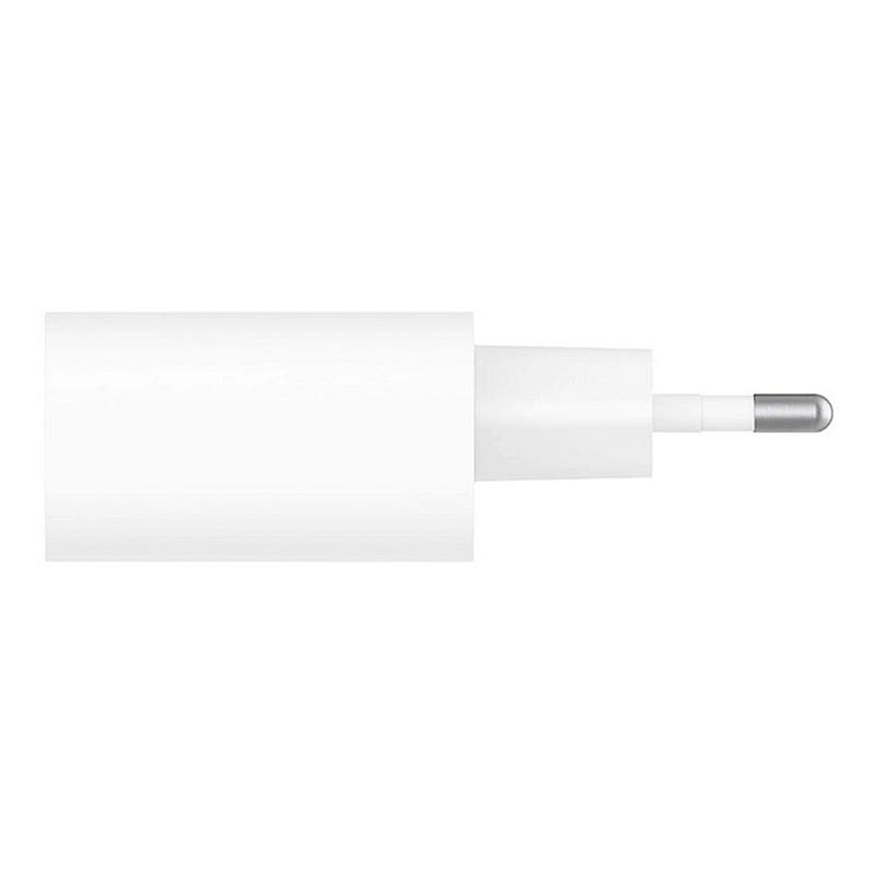 Belkin 25W PD 3.0 PPS USB-C Wall Charger + USB-C/USB-C kábel 1m - White 