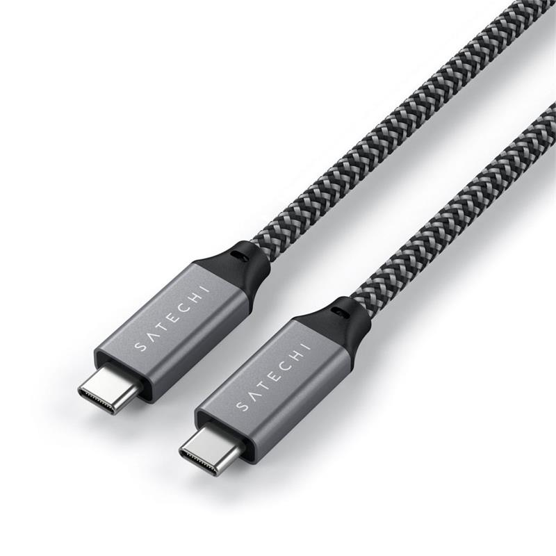 Satechi kábel USB-4 C-to-C Cable 25cm - Space Gray 