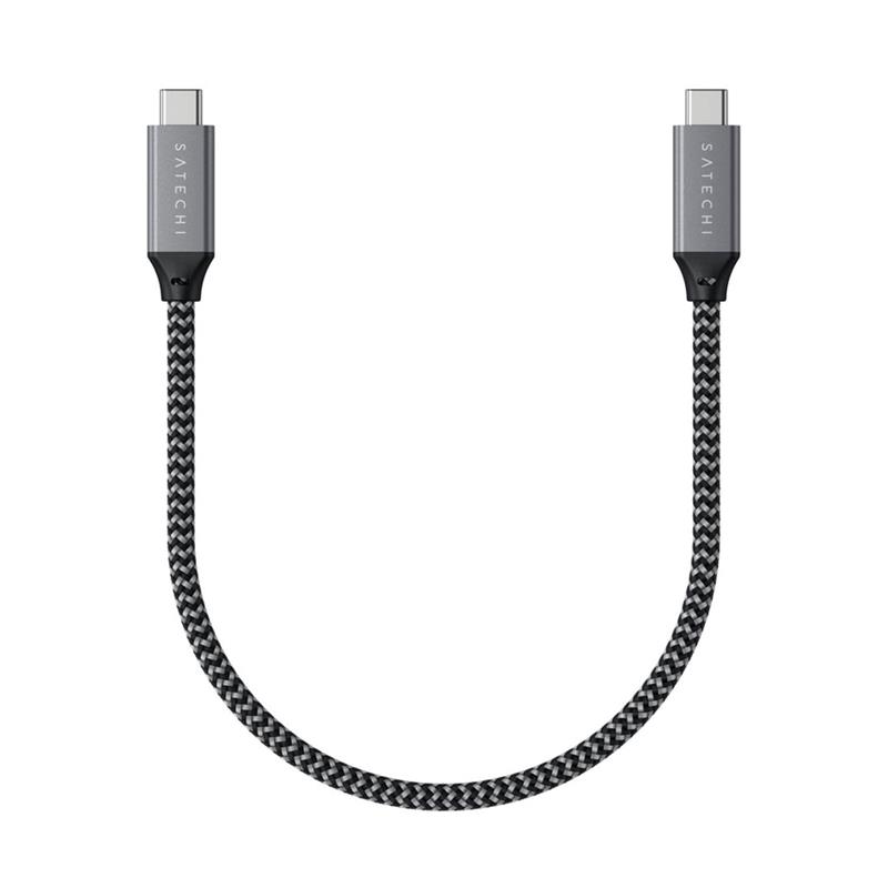 Satechi kábel USB-4 C-to-C Cable 25cm - Space Gray 