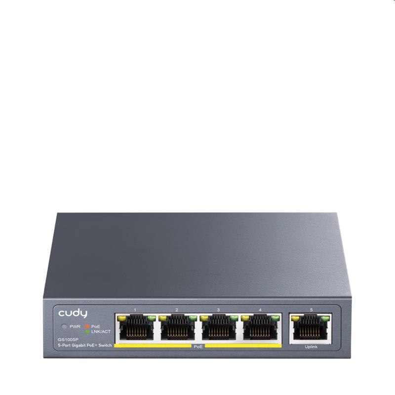 Cudy 5-Port Gigabit PoE+ Switch 60W 