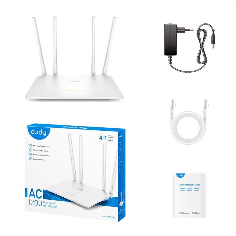 Cudy AC1200 Dual Band Smart Wi-Fi Router 