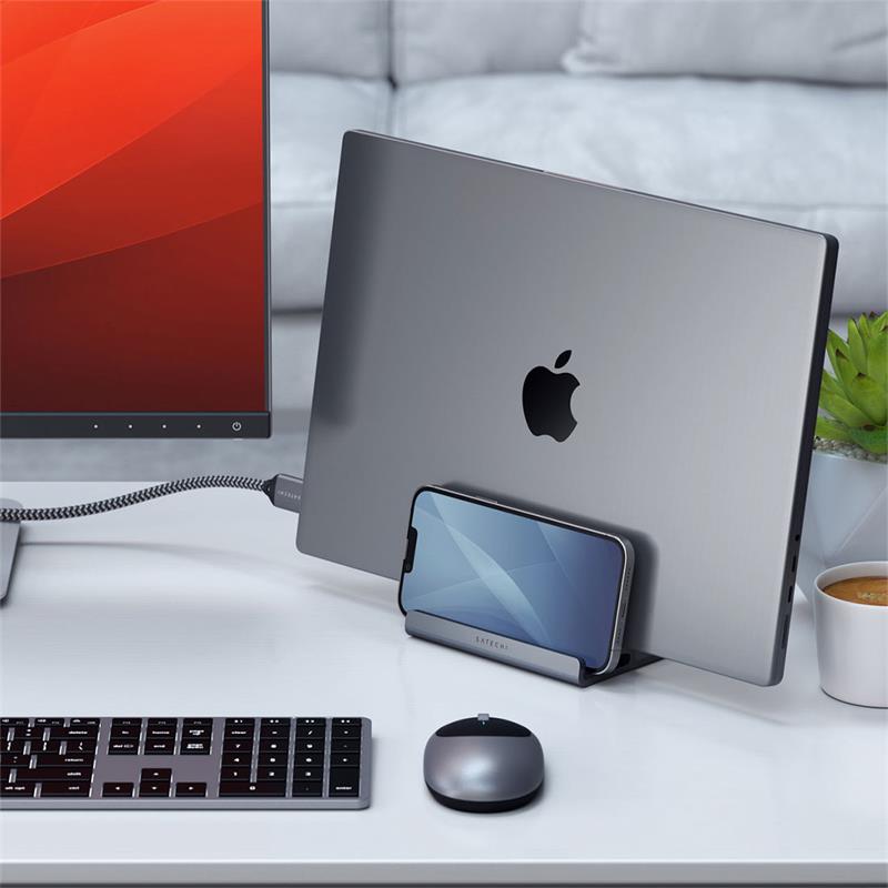 Satechi stojan Dual Vertical Laptop Stand - Space Gray Aluminum 