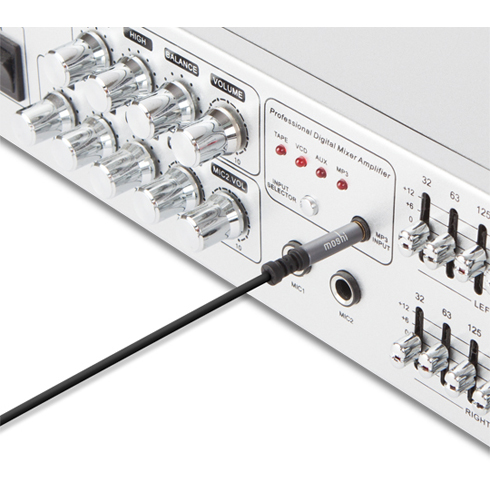 Moshi kábel 3.5mm mini stereo auxiliary 1.8m - Black 