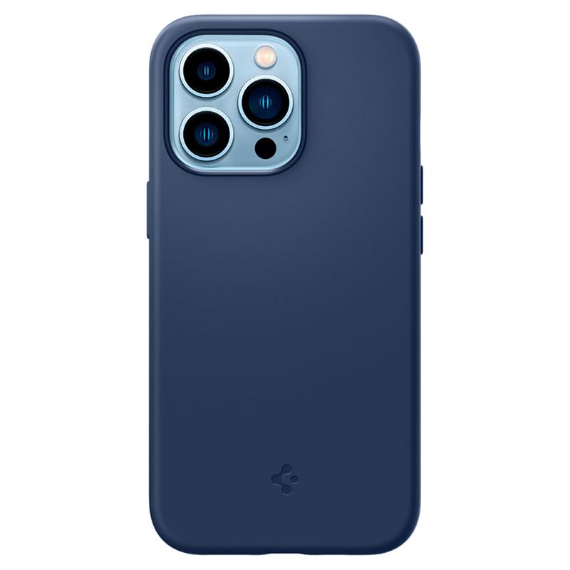 Spigen kryt Silicone Fit pre iPhone 13 Pro - Navy Blue 