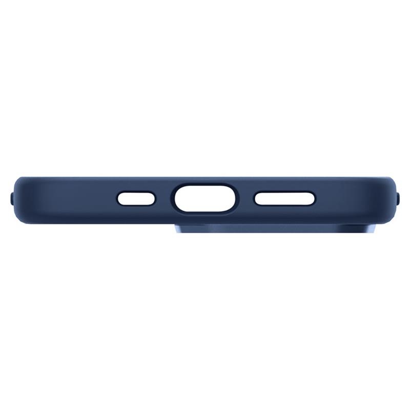 Spigen kryt Silicone Fit pre iPhone 13 Pro - Navy Blue 