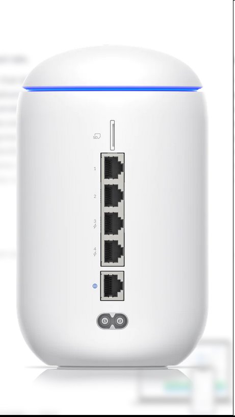 Ubiquiti UniFi Dream Router  (WIFI6 + switch POE + controller + 128GB storage) 