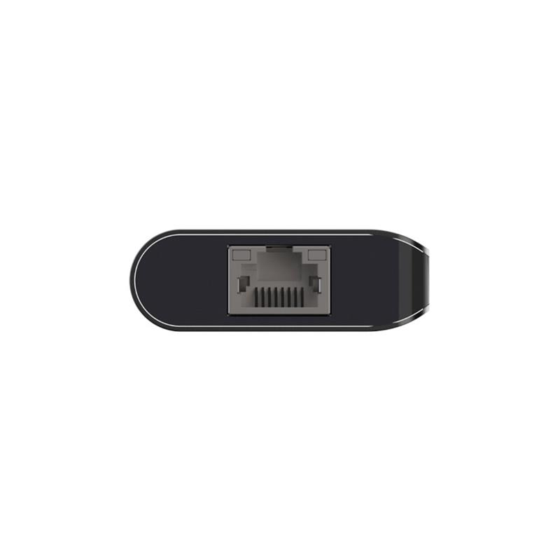 Belkin Connect USB-C 6-in-1 Multiport Adapter - Space Gray 