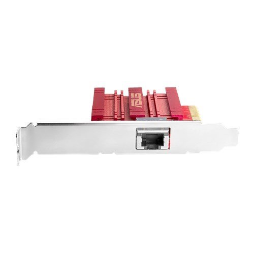 ASUS XG-C100C v2 10GBase-T PCIe Network Adapter, compatibility 5/2.5/1/0,1Gbps, QoS, Windows and Linux Kernel 4.4 supp 
