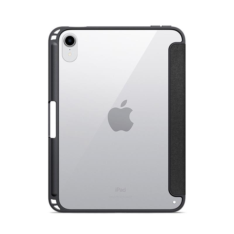 iStores by EPICO Clear Flip Case iPad mini 6 2021 (8,3") - čierna transparentná 
