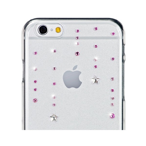 Swarovski kryt Star pre iPhone 6/6s - Wish Pink Mix Design 