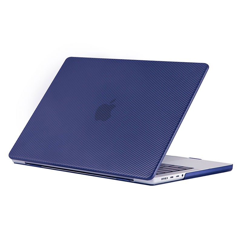 Devia kryt Carbon Fiber Hard Jacket pre Macbook Pro 14" 2021 - Peony Blue 