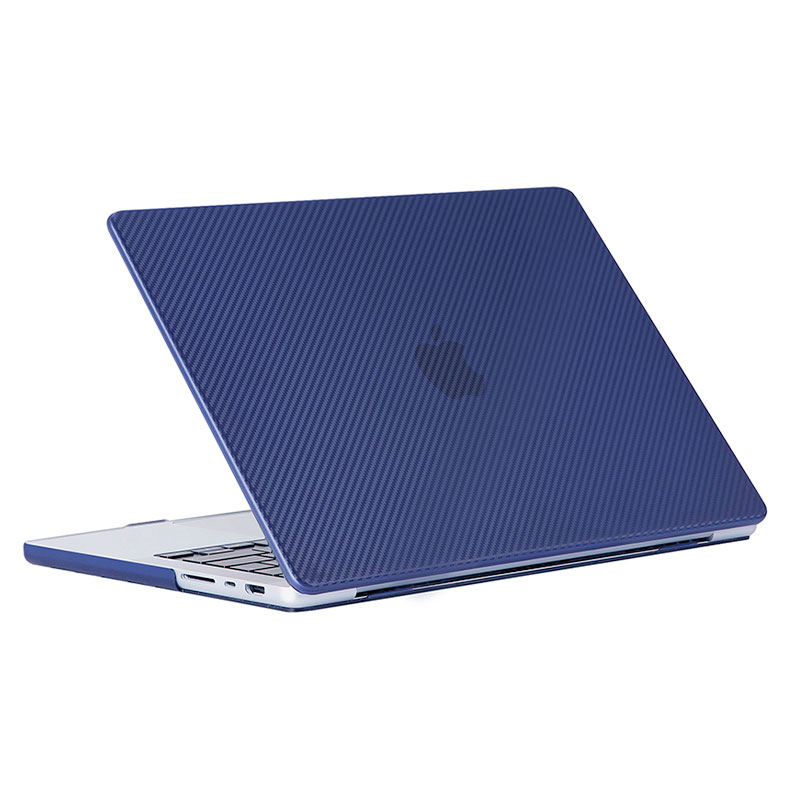 Devia kryt Carbon Fiber Hard Jacket pre Macbook Pro 14" 2021 - Peony Blue 