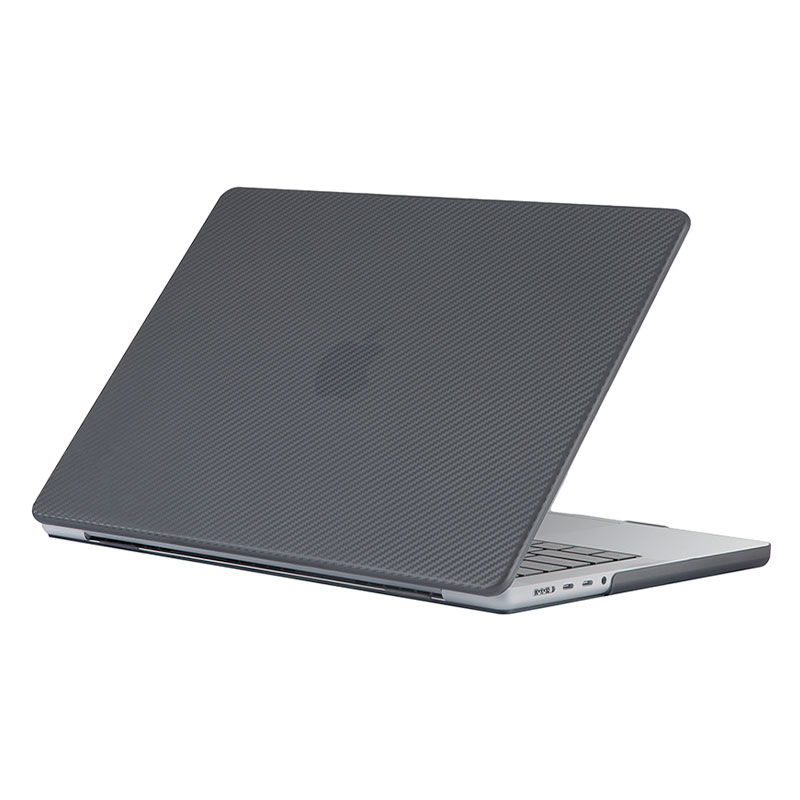 Devia kryt Carbon Fiber Hard Jacket pre Macbook Pro 14" M1/M2/M3/M4 - Matt Black 