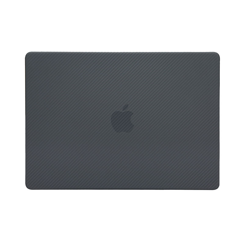 Devia kryt Carbon Fiber Hard Jacket pre Macbook Pro 14" M1/M2/M3/M4 - Matt Black 