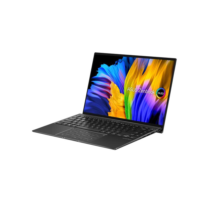 ASUS Zenbook 13S, R5-6600U, 16GB LPDDR4X, 512GB SSD, Integr. 13.3" WQXGA OLED, Touch, Win11Home, Blue 