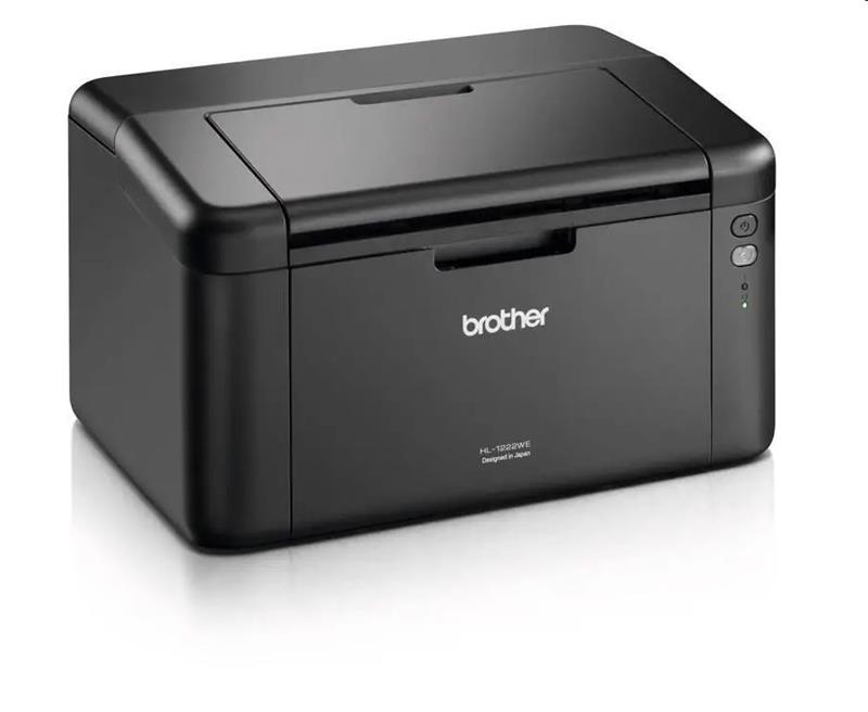 Brother HL-1222WE, A4 laser mono printer, 20 strán/min, 2400x600, USB 2.0, WiFi 