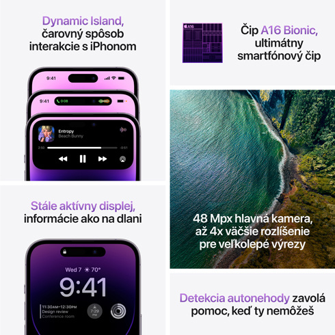 iPhone 14 Pro 1 TB temne fialový 