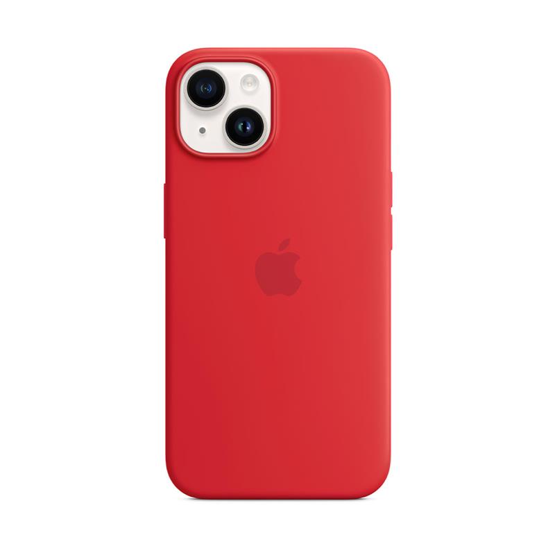 Apple iPhone 14 Silicone Case with MagSafe - (PRODUCT)RED 